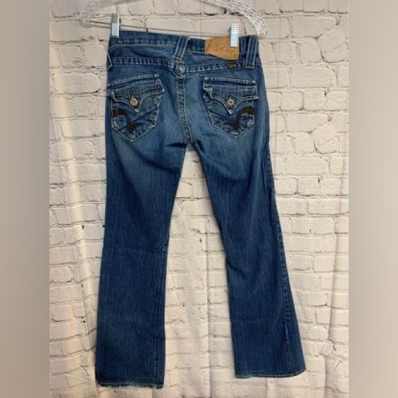 Women’s size 25/0R Lucky Brand low-rise flare jeans - Picture 4 of 7